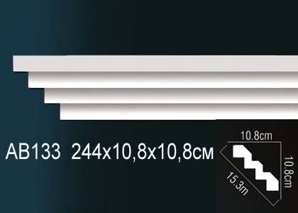 Карниз Perfect / Перфект AB133 на otdelka1.ru