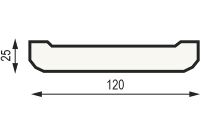 Доска Уникс Д12 из полиуретана на otdelka1.ru