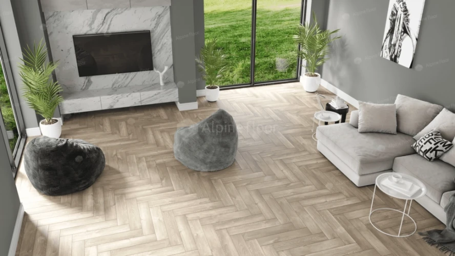 Кварц-виниловый ламинат Alpine Floor Parquet Premium ECO 19-5 Дуб Натуральный отбеленный на otdelka1.ru