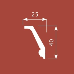 Карниз Cosca KX023 40х25 экополимер