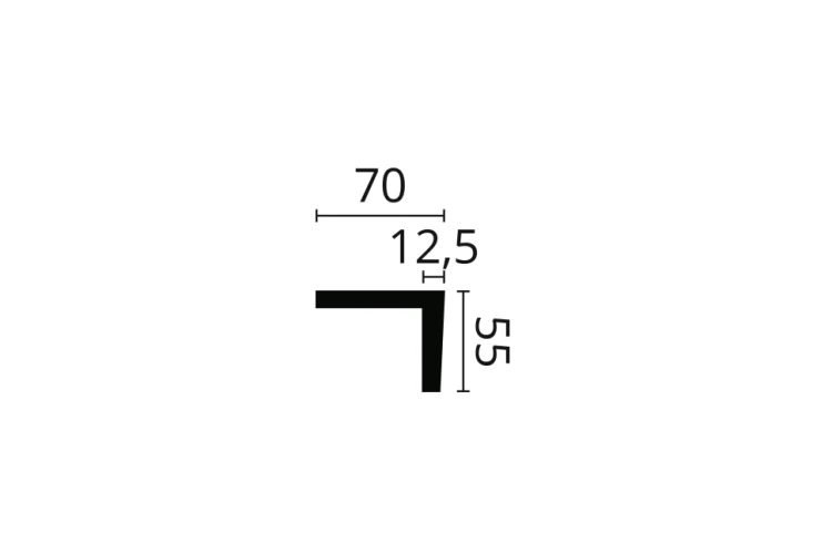 WS2 профиль Wallstyl NMC 55х70х2200 мм на otdelka1.ru
