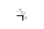 WS2 профиль Wallstyl NMC 55х70х2200 мм на otdelka1.ru