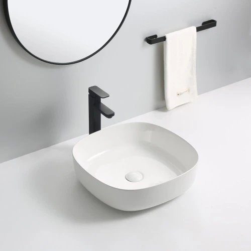 Раковина Royce Сента RCW-143003WH накладная, белый на Otdelka1.ru
