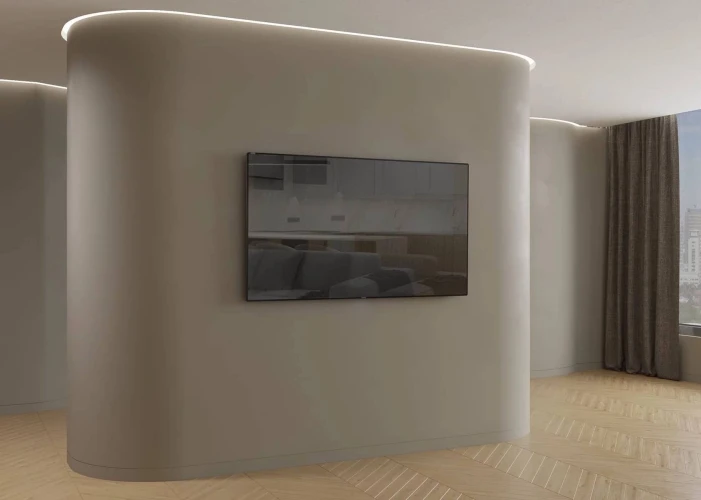 Гибкая вставка Flex для скрытого плинтуса из дюрополимера Laconistiq 100мм на otdelka1.ru