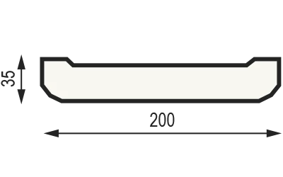 Доска Уникс Д20 из полиуретана на otdelka1.ru