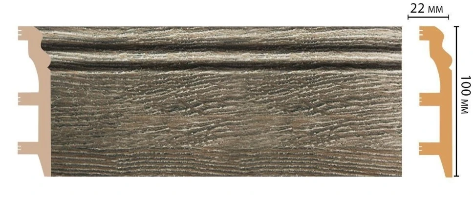 Плинтус напольный Decomaster D232-86 на otdelka1.ru