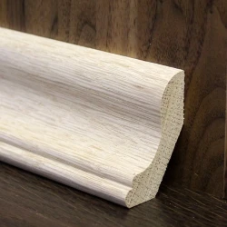 Плинтус-галтель массивный Дуб лодочка