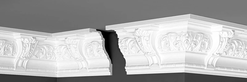 Плинтус потолочный Де-Багет Декор ДП 32-170 на otdelka1.ru