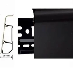 Плинтус пластиковый Arbiton Indo 220 Черный матовый