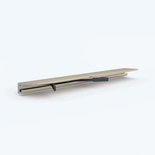 Микроплинтус Laconistiq Micro 11 Mini Светло-золотой анодированный на otdelka1.ru