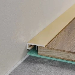 Микроплинтус Laconistiq Micro 11 Mini Светло-золотой анодированный