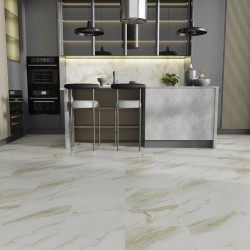 Кварц-виниловый ламинат Ideal Flooring Fine Stone Cremo
