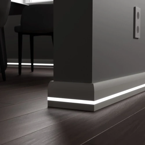 Плинтус МДФ с подсветкой LWD Мериленд на otdelka1.ru