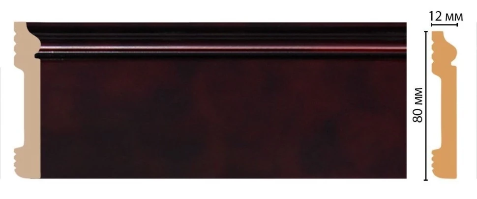 Плинтус напольный Decomaster D005-62 на Otdelka1.ru