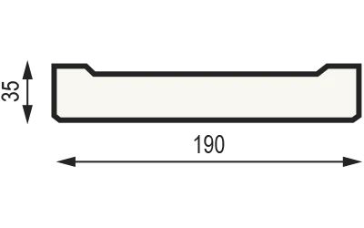 Доска Уникс ДСС19 из полиуретана на otdelka1.ru