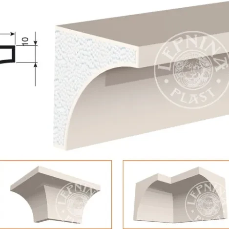 Фасадный карниз LepninaPlast КВ-60/1 на otdelka1.ru