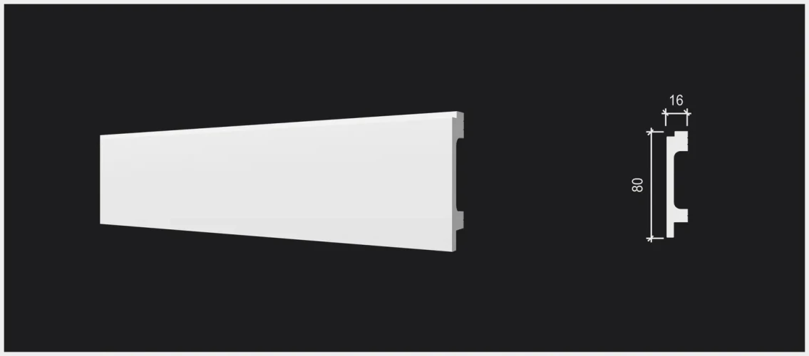 Плинтус полимерный Decor Dizayn DD723 на otdelka1.ru