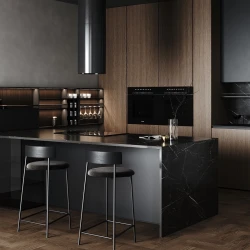 Кварцевый паркет Quartz Parquet Штучный паркет 5/06 мм 44-1258-03 Дуб Трюфельный