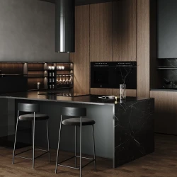 Кварцевый паркет Quartz Parquet Штучный паркет 5/06 мм 44-1258-03 Дуб Трюфельный