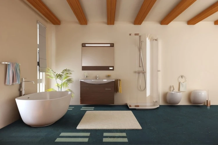 Замковая напольная пробка Фоментарино / Fomentarino Eco collection Oceano Indigo