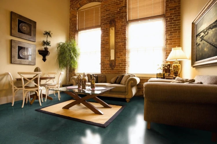 Замковая напольная пробка Фоментарино / Fomentarino Eco collection Oceano Indigo