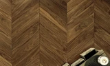 Паркетная доска Parquet Prime Chevron Орех Churchill на Otdelka1.ru