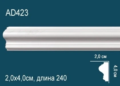 Молдинг Perfect / Перфект AD423 на Otdelka1.ru