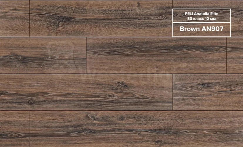 Ламинат Peli Anatolia Elite 907 Brown на Otdelka1.ru