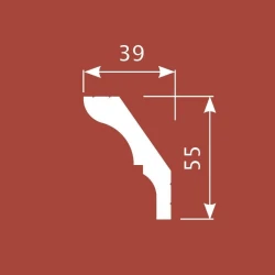 Карниз Cosca KX029 55х39 экополимер