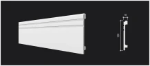 Плинтус полимерный Decor Dizayn DD724 на otdelka1.ru