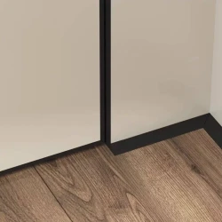 Микроплинтус Laconistiq Micro 11 Mini Черный анодированный