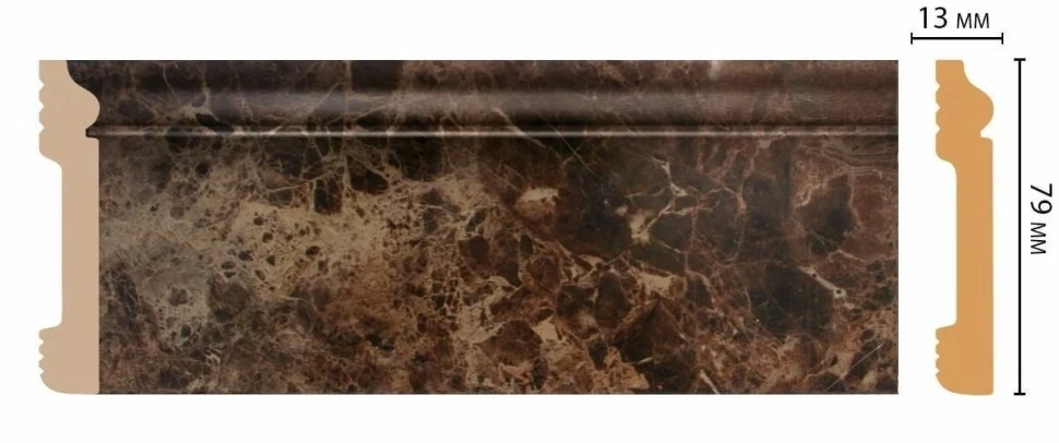 Плинтус напольный Decomaster D005-713