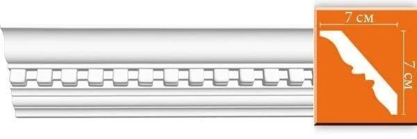 Потолочный плинтус с орнаментом Decomaster 95810 на Otdelka1.ru