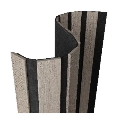 Гибкая акустическая реечная панель Artiva Дуб Кремовый на otdelka1.ru