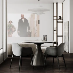 Кварцевый паркет Quartz Parquet Штучный паркет 5/06 мм 44-1258-01 Дуб Смоляной