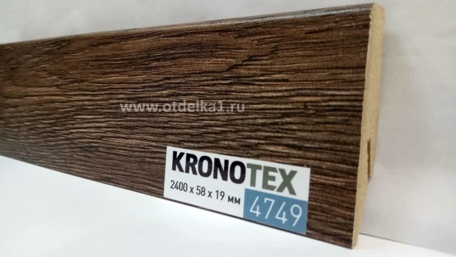 Плинтус МДФ Кронотекс / Kronotex 4749 Дуб лава на Otdelka1.ru