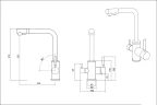 Смеситель EMAR EC-3003 3003N.12 Оникс на otdelka1.ru