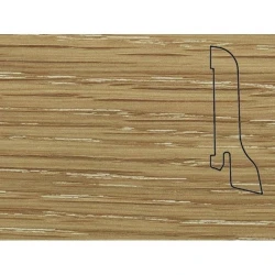 Плинтус шпонированный Педрос / Pedross Дуб затертый 60 х 22 мм