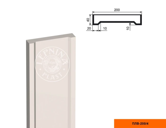 Составная пилястра тело LepninaPlast ПЛВ-200/4 на otdelka1.ru