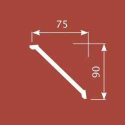 Карниз Cosca KX031 90х75 экополимер