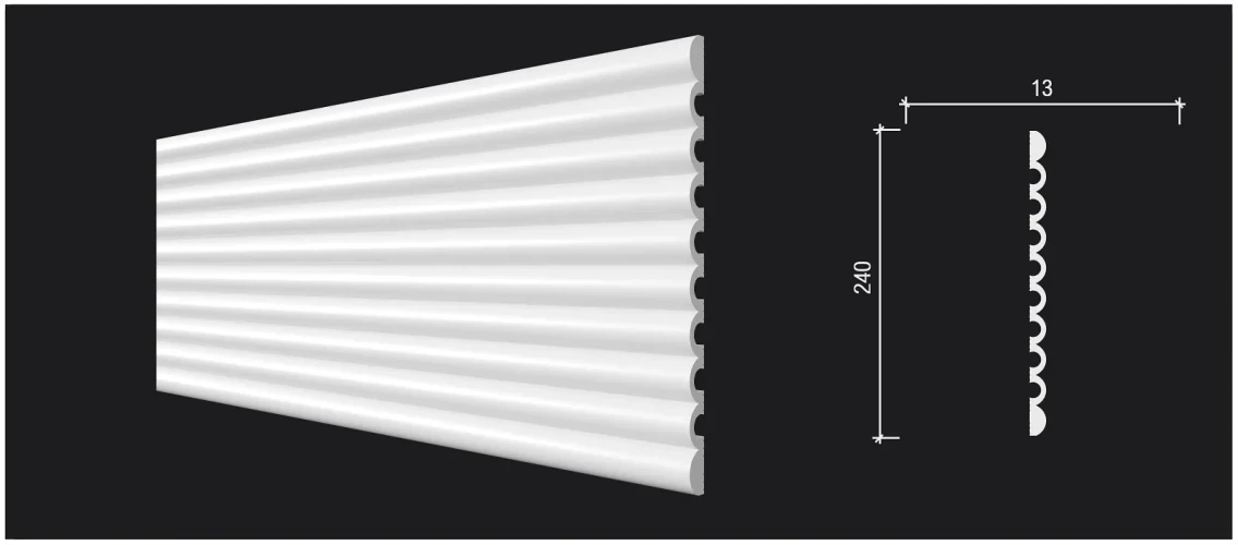 Стеновая панель 3D Decor Dizayn DD910 3м на otdelka1.ru