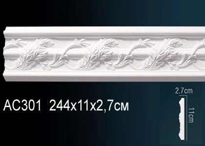Молдинг с рисунком Perfect / Перфект AC301 на Otdelka1.ru