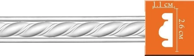 Молдинг гибкий Decomaster 98070 на otdelka1.ru