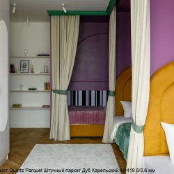 Кварцевый паркет Quartz Parquet Штучный паркет 5/06 мм 44-419 Дуб Карельский