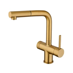 Смеситель кухонный EMAR EC-7026 Золотой