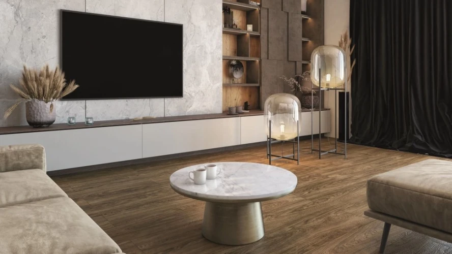 Ламинат Кронопол / Kronopol Aurum Movie Aqua Zero D4583 Cannes Oak на Otdelka1.ru