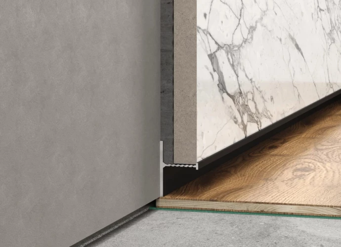 Теневой плинтус Laconistiq Reverse 2.0 Черный Муар на otdelka1.ru