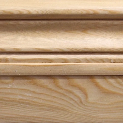 Плинтус массивный Лиственница 100x18 мм фигурный на otdelka1.ru