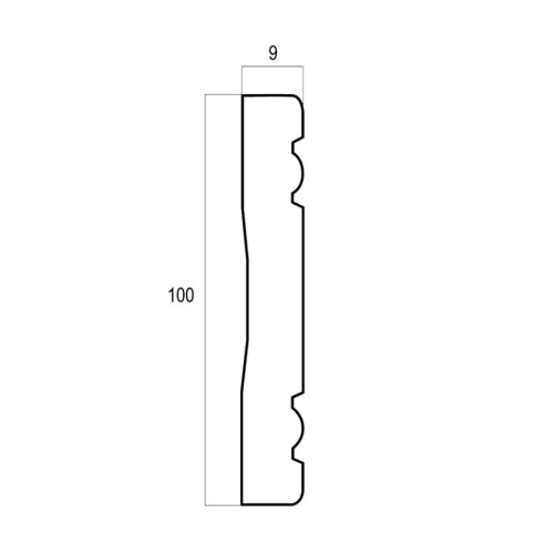 Молдинг Cosca 100 античное золото W1010/G327 на otdelka1.ru