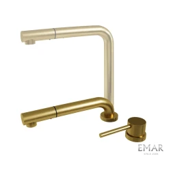 Смеситель EMAR ЕС-7027 PVD Gold